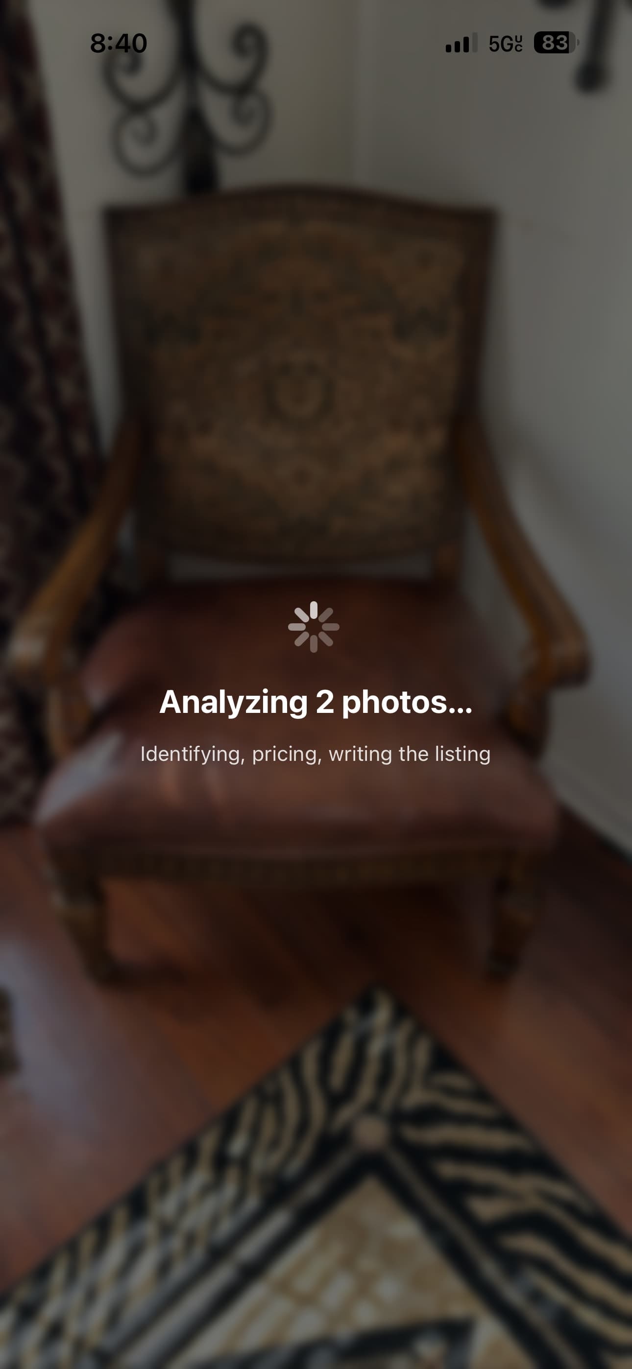 Toodls analyzing photos to identify and price an item